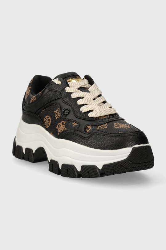 Guess sneakersy BRECKY3 FLPBR3.FAL12.BLKBR czarny SS24