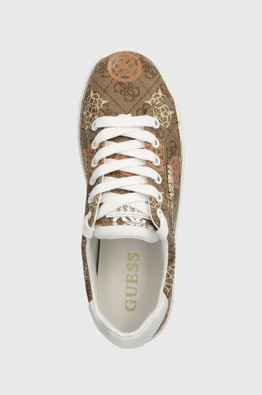 Guess sneakersy BECKIE10 beżowy FLPB10.FAL12.MULTI