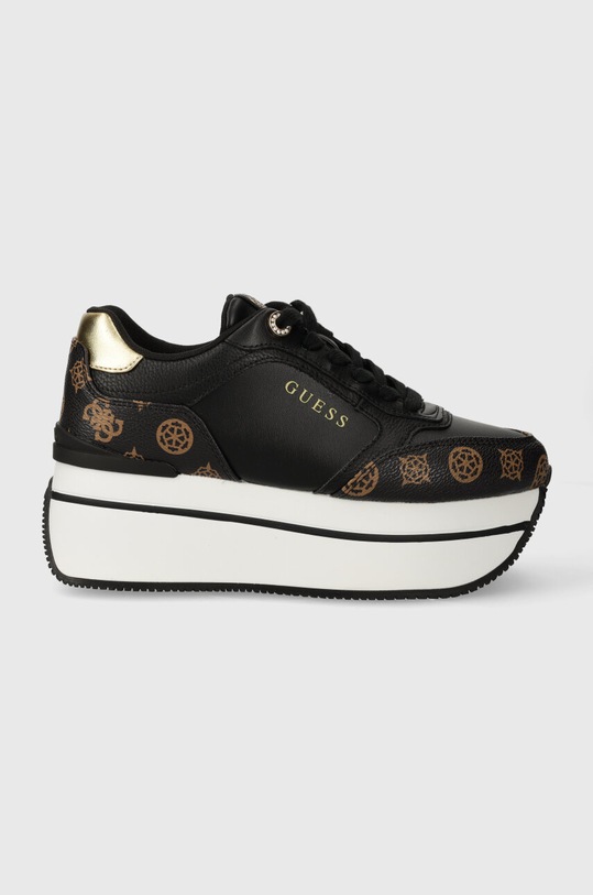 Guess sneakersy CAMRIO4 platforma czarny FLPCM4.FAL12.BLKBR