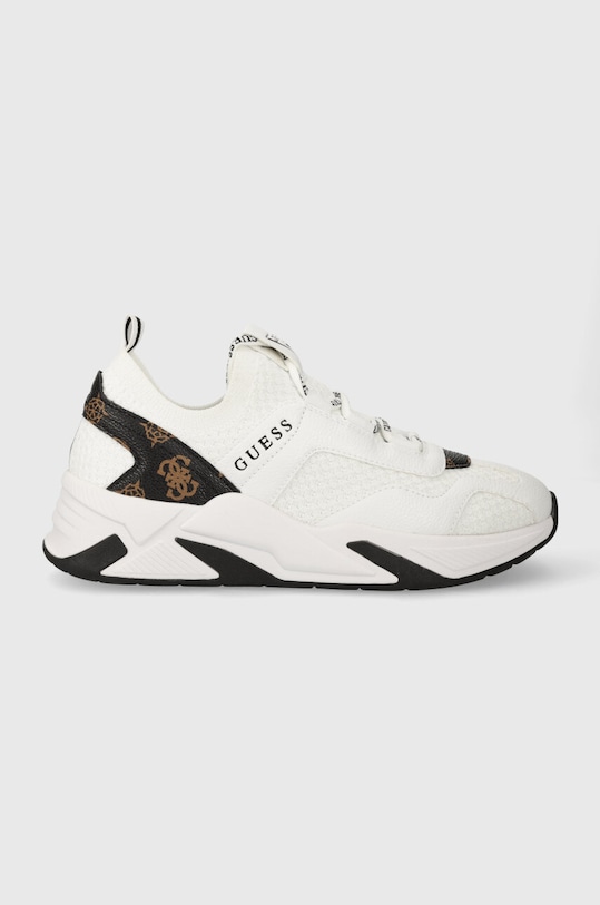 Tenisky Guess GENIVER2 imitácia kože biela FLPGE2.FAL12.WHIBR