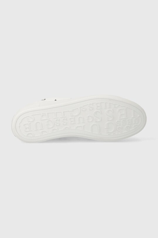 Guess sneakers GIANELE4 FLPGN4.ELE12.WHBLK alb