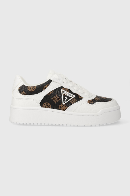 Guess sneakersy MIRAM2 platforma biały FLPMI2.FAL12.WHIBR