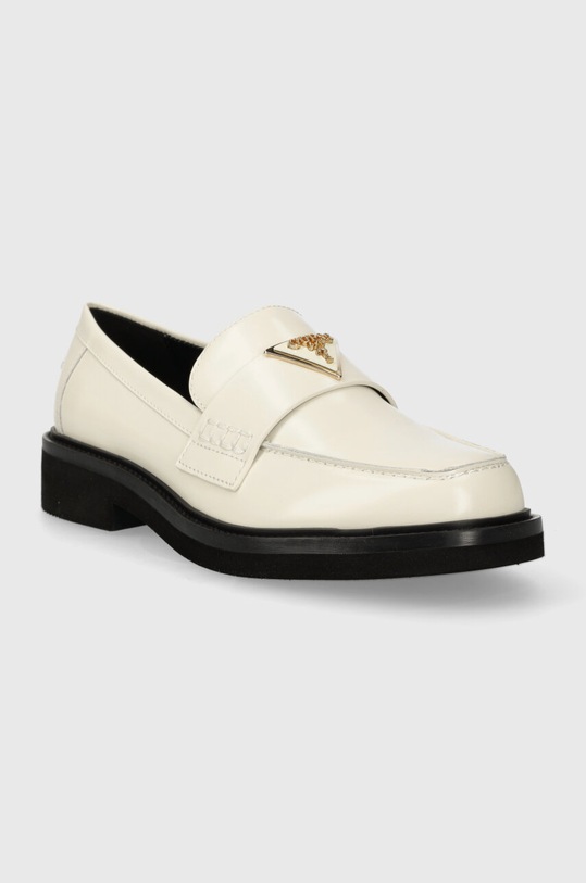 Kožené mokasíny Guess SHATHA FLPSHA.LEA14.CREAM béžová SS24