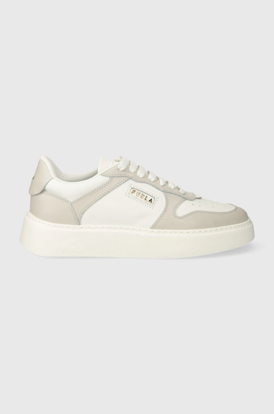 Шкіряні кросівки Furla Sport платформа білий YH60SPT.BX2752.2865S
