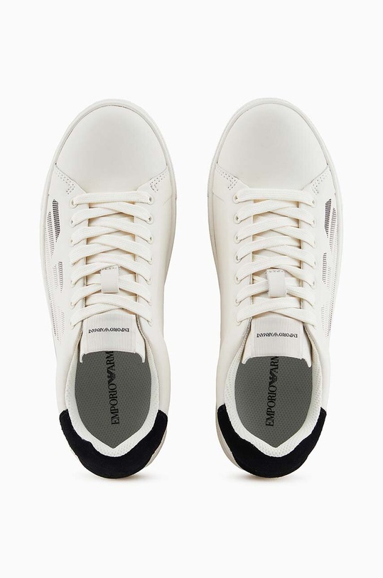 Emporio Armani bőr sportcipő X3X146.XR098.N480 bézs