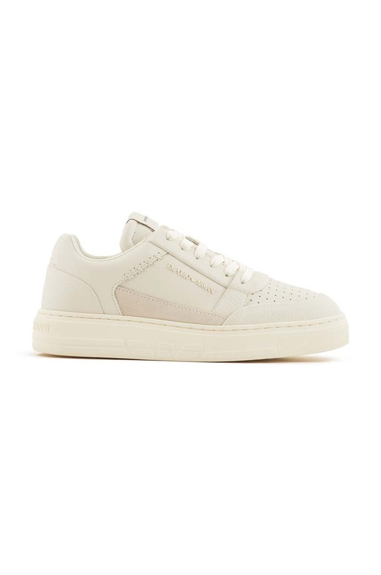 Emporio Armani sneakers din piele plată bej X3X211.XR101.T847