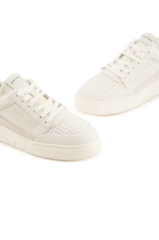 Emporio Armani sneakers din piele bej X3X211.XR101.T847