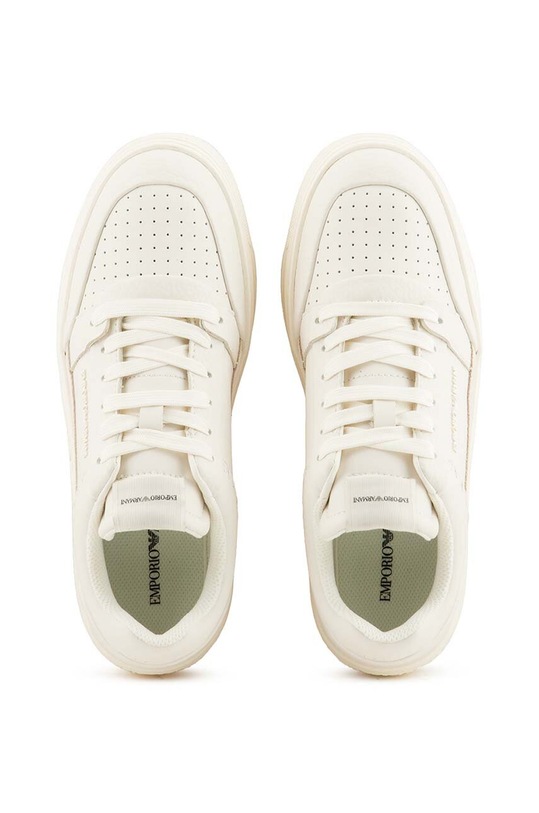 Emporio Armani sneakers din piele X3X211.XR101.T847 bej