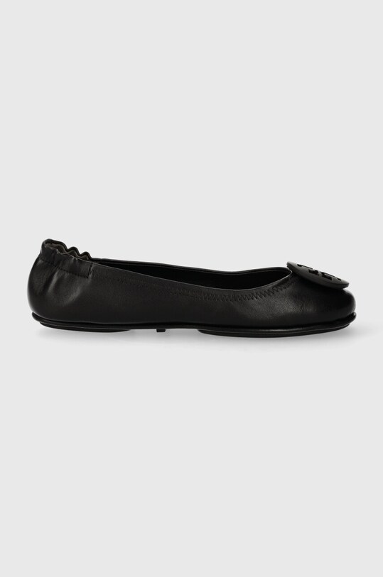 Tory Burch balerini de piele Minnie Travel Ballet negru 49350.006.N