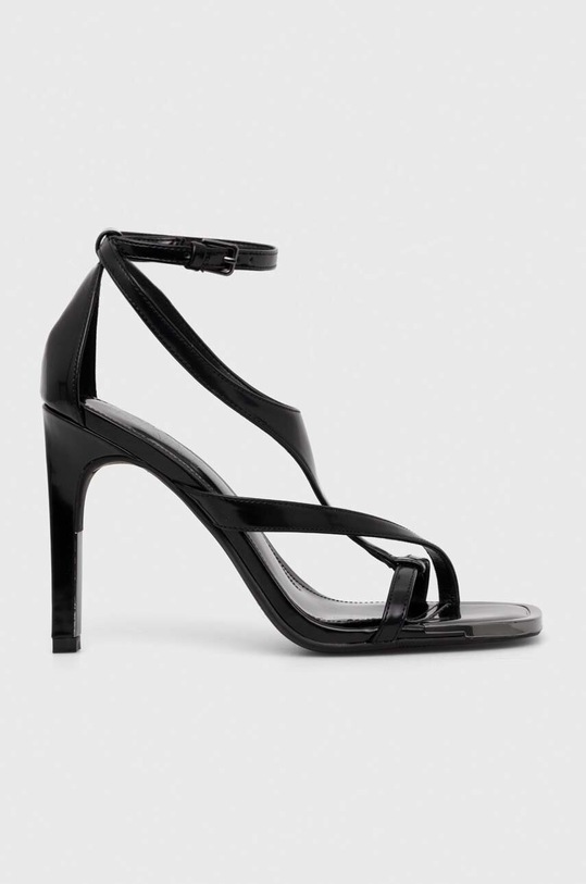 Sandale Dkny Audrey iznad 8 cm crna K3304760.BLK