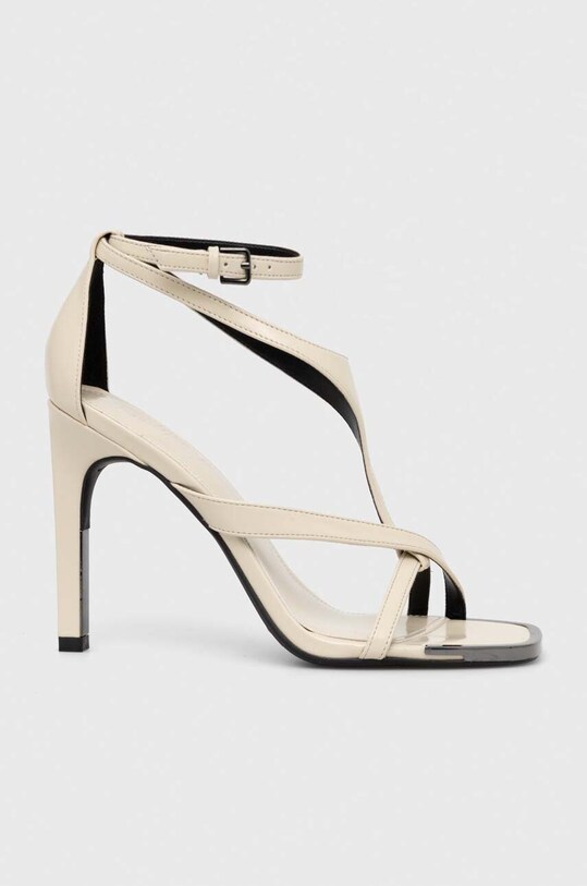 Sandale Dkny Audrey iznad 8 cm bež K1438473.BNE