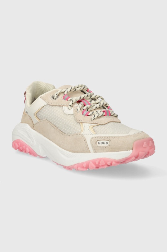 HUGO sneakersy GO1ST 50513341.050 beżowy SS24