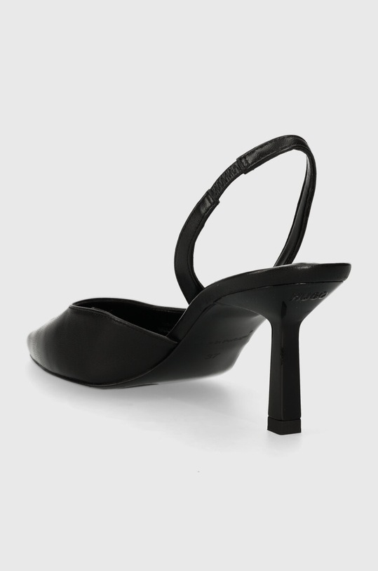 Boty Kožené lodičky HUGO Katniss 50513206.001 černá