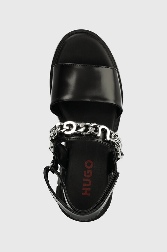 HUGO sandale de piele KrisSandal negru 50513534.001