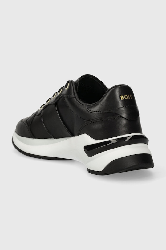 Obuwie BOSS sneakersy skórzane Skylar 50513412.001 czarny