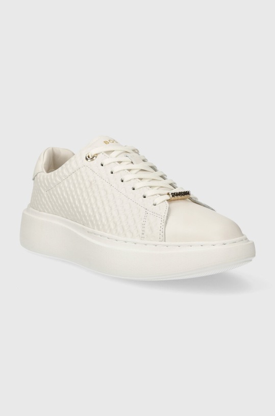 BOSS sneakersy skórzane Amber 50513433.100 biały SS24