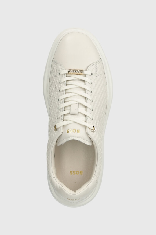 Obuwie BOSS sneakersy skórzane Amber 50513433.100 biały