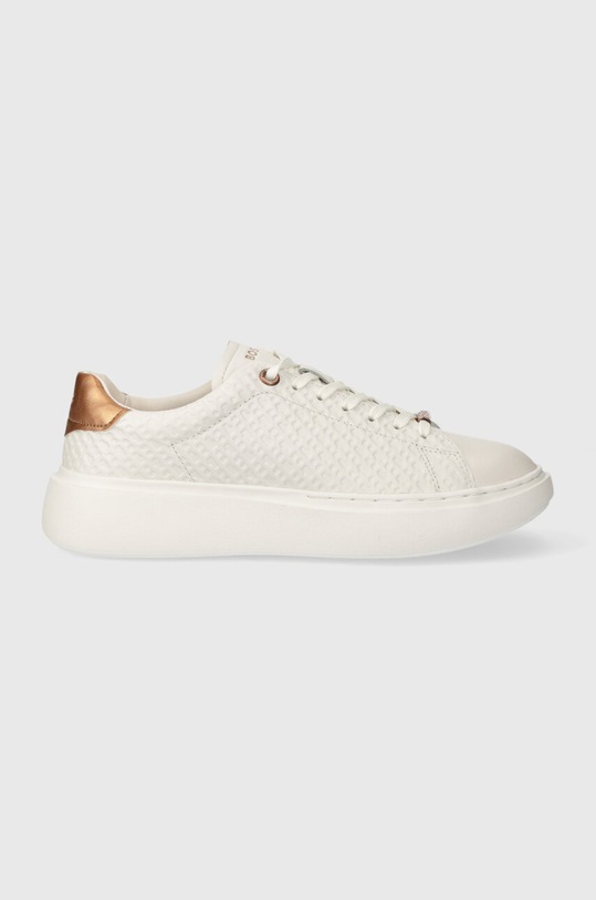 BOSS sneakersy skórzane Amber Planet friendly biały 50513433.126