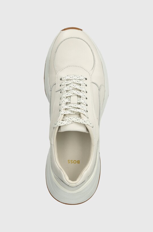 BOSS sneakersy skórzane Noa biały 50513441.100
