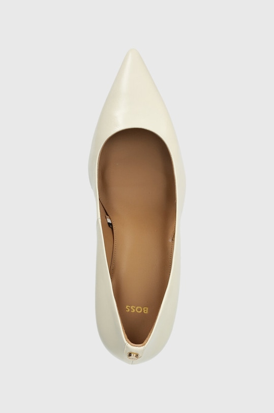 BOSS stilettos de piele Janet alb 50498836.118