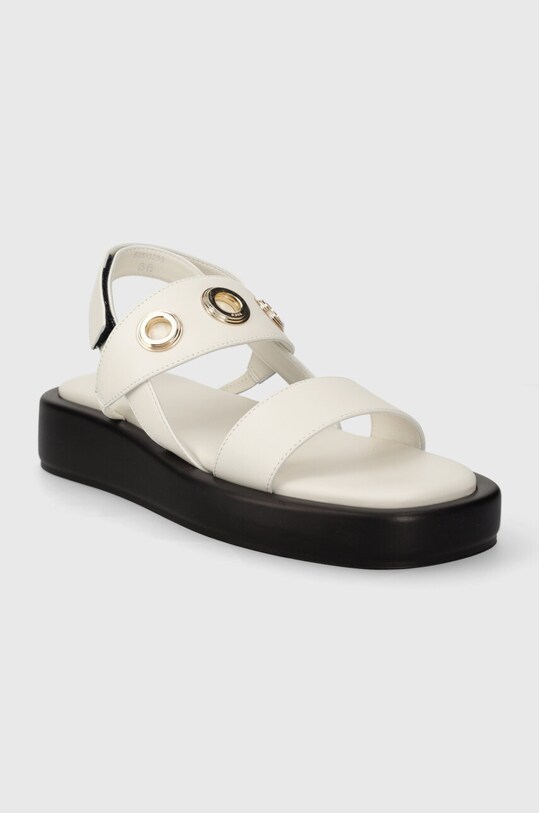 BOSS sandale de piele Scarlet 50513299.118 alb SS24