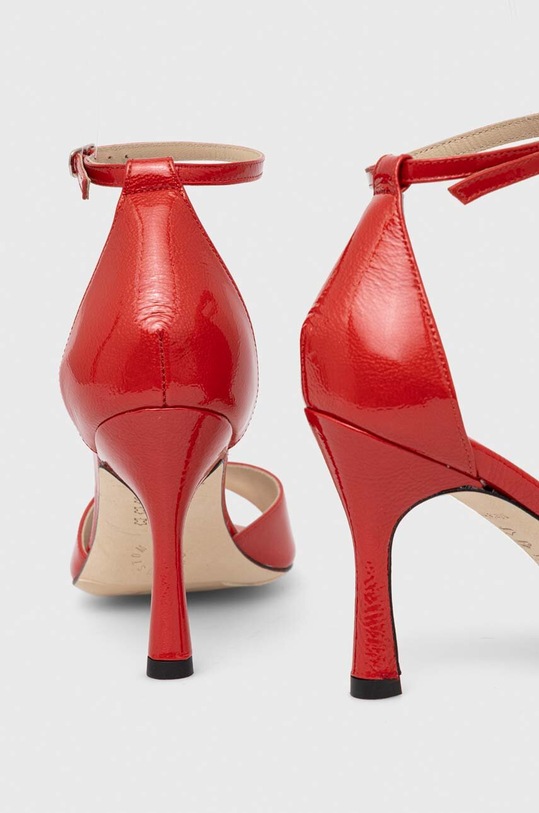 Обувь Кожаные сандалии Custommade Ashley Glittery Lacquer 000202046.262 красный