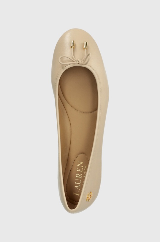Lauren Ralph Lauren baleriny skórzane Jayna beżowy 802940728001.250