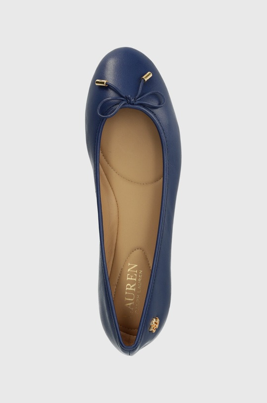 Lauren Ralph Lauren baleriny skórzane Jayna granatowy 802940728002.400