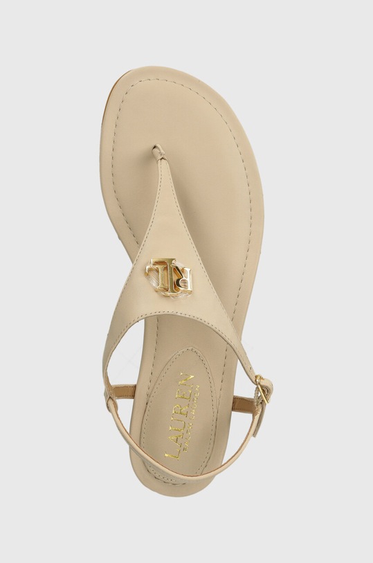 Шкіряні сандалі Lauren Ralph Lauren Ellington бежевий 802852803011.250