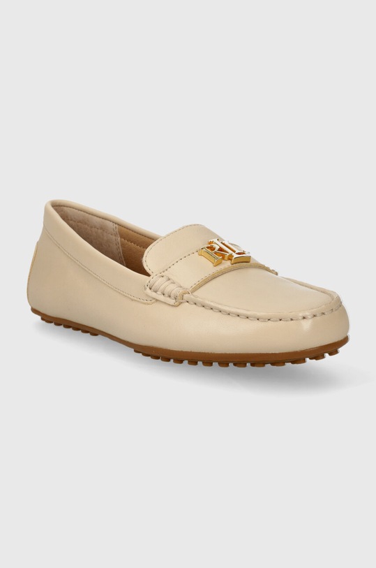Lauren Ralph Lauren mokasyny skórzane Barnsbury 802852847014.250 beżowy SS24