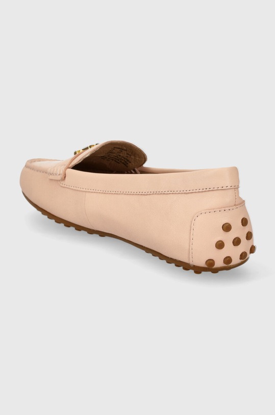 Obuwie Lauren Ralph Lauren mokasyny skórzane Barnsbury 802852847015.830 różowy
