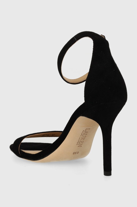 Obuwie Lauren Ralph Lauren szpilki zamszowe Allie 802916355002.001 czarny
