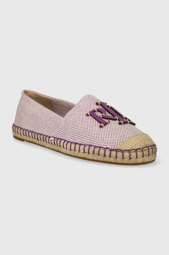 Lauren Ralph Lauren espadryle Cameryn Logo 802920405005.500 fioletowy SS24