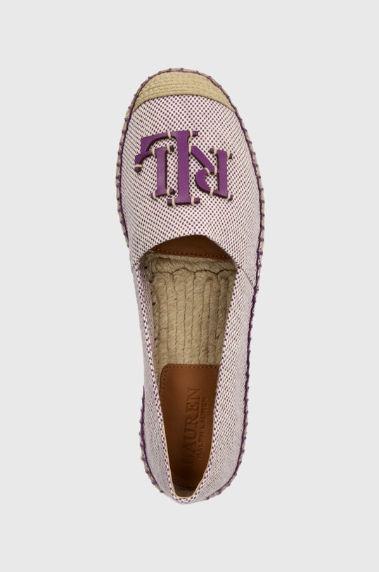 Lauren Ralph Lauren espadryle Cameryn Logo fioletowy 802920405005.500