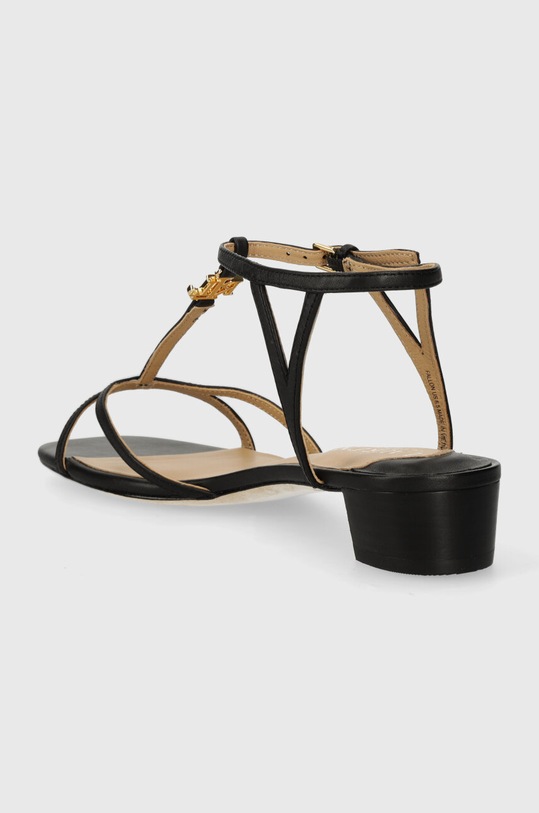 Obuv Kožené sandále Lauren Ralph Lauren Fallon 802920407001.001 čierna