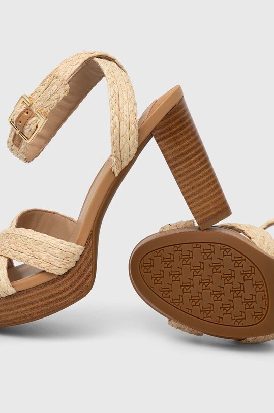 Сандалии Lauren Ralph Lauren Sasha бежевый 802925274001.101