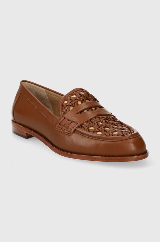 Lauren Ralph Lauren mokasyny skórzane Wynnie II 802925342002.200 brązowy SS24