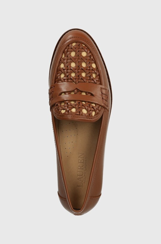 Шкіряні мокасини Lauren Ralph Lauren Wynnie II коричневий 802925342002.200