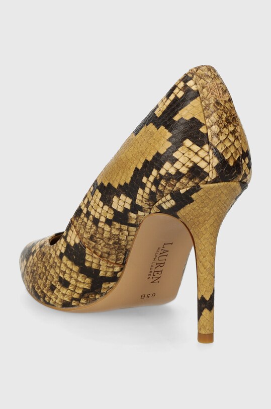 Obuwie Lauren Ralph Lauren szpilki skórzane Lindella II 802925373001.200 brązowy