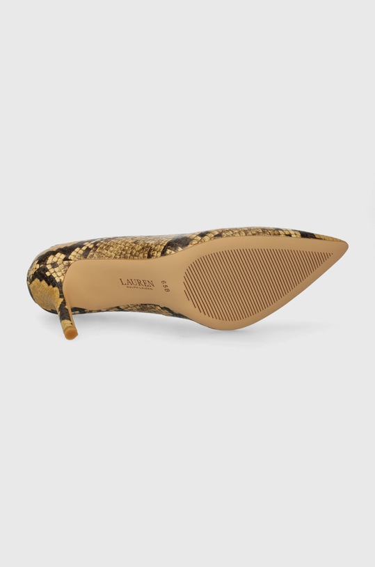 Lauren Ralph Lauren szpilki skórzane Lindella II 802925373001.200 brązowy