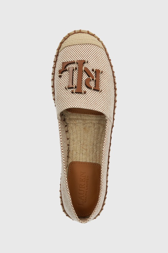 Lauren Ralph Lauren espadryle Cameryn Logo brązowy 802927400001.200
