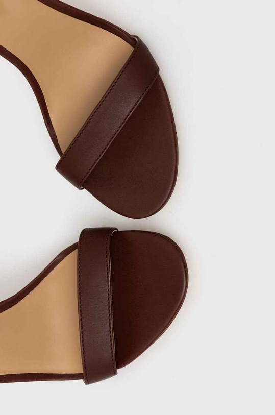 Lauren Ralph Lauren sandale de piele Allie maro 802938333001.200