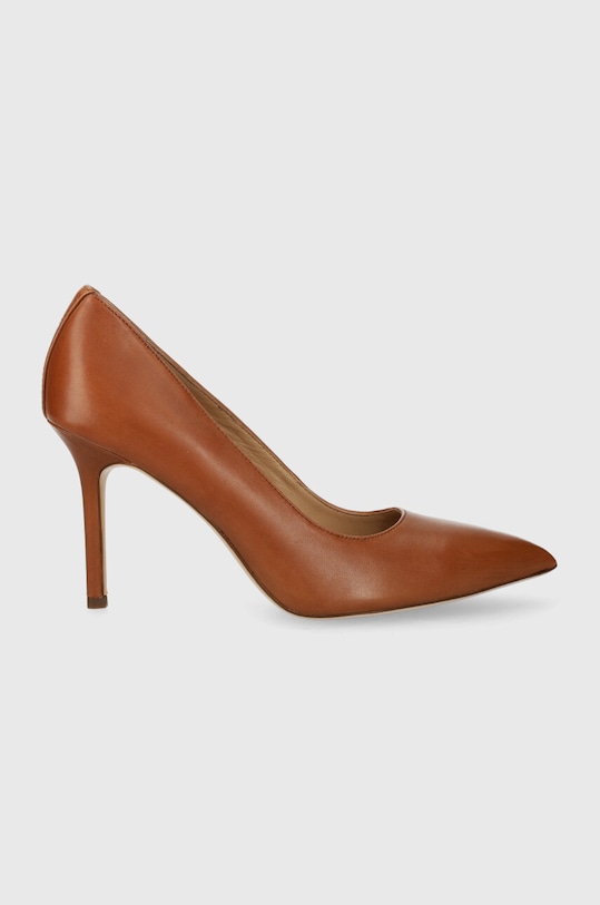 Lauren Ralph Lauren stilettos de piele Lindella II subțire maro 802940580002.270