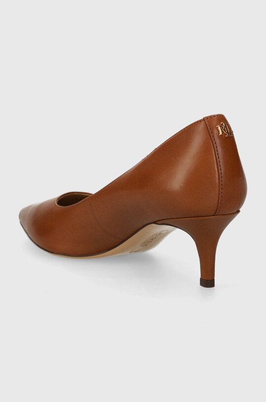 Încălțăminte Lauren Ralph Lauren stilettos de piele Adrienne 802940572002.270 maro