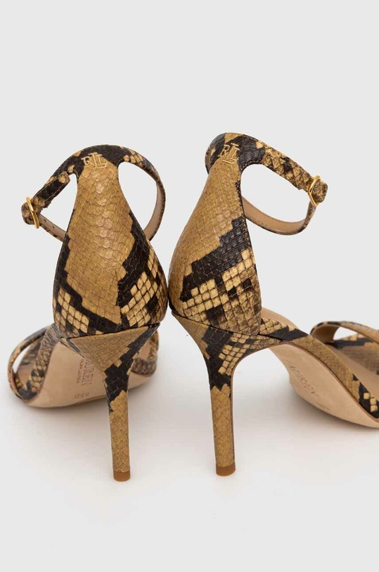 Obuwie Lauren Ralph Lauren sandały skórzane Allie 802925272001.200 beżowy