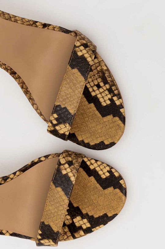 Lauren Ralph Lauren sandały skórzane Allie beżowy 802925272001.200