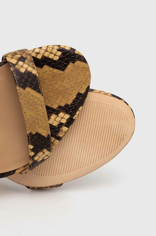 Lauren Ralph Lauren sandały skórzane Allie 802925272001.200 beżowy