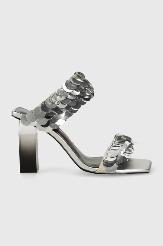 Just Cavalli klapki 76RA3S31ZSA37900 srebrny SS24