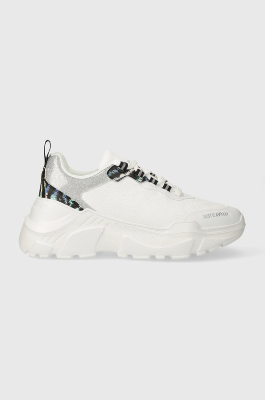 Just Cavalli sneakers sintetic alb 76RA3SL3ZSA66003