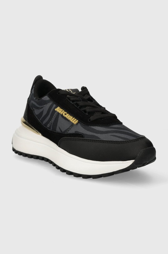 Just Cavalli sneakersy 76RA3SD5ZSA63899 czarny SS24